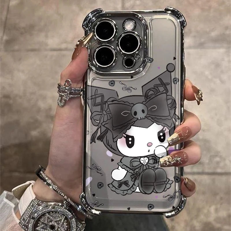 Dark blocklist library Lomi applies to Apple 15PROMAX mobile phone case IPhone16 soft case 14 four corners 13 simple 127p Share the product